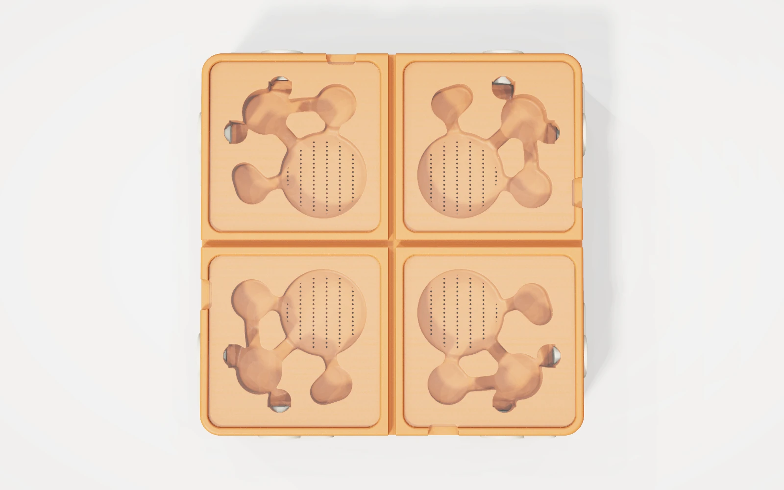 Four Corners from above: four separate colonies